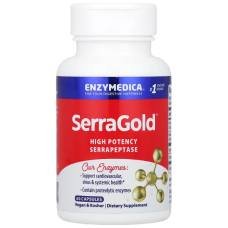 Серрапептаза для серця, High Activity Serrapeptase, Enzymedica, 60 капсул