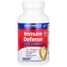 Укрепление иммунитета, Immune Defense, Enzymedica, с повышенной силой действия, 90 капсул
