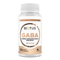 ГАМК (гамма-аміномасляна кислота), GABA, Biotus, 100 капсул
