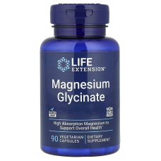 Магний глицинат, Magnesium Glycinate, Life Extension, 105 мг, 90 вегетарианских капсул