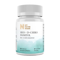 Мио + D-хиро инозитол, Myo + D-Chiro Inositol, My Nutri Week, 60 капсул