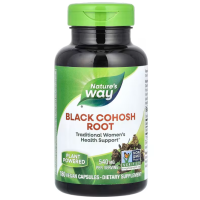 Клопогон (Цимицифуга), Black Cohosh, Nature's Way, корень, 540 мг, 180 веганских капсул