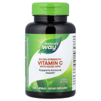 Витамин С (аскорбиновая кислота), Vitamin C, Nature's Way, с шиповником, 1000 мг, 100 капсул