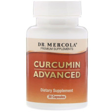Куркумін, Curcumin Advanced, Dr. Mercola, 500 мг, 30 капсул