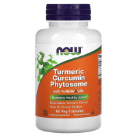 Куркумин фитосома, Turmeric Curcumin Phytosome, Now Foods, 500 мг, 60 вегетарианских капсул