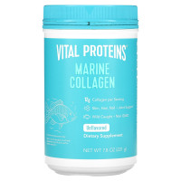 Морской коллаген, Marine Collagen, Vital Proteins, из дикой природы, без ароматизаторов, порошок, 221 г
