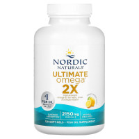 Рыбий жир, Ultimate Omega 2X, Nordic Naturals, 2150 мг, 120 гелевых капсул