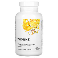 Фітосома куркуміну, Curcumin Phytosome, Thorne, 1000 мг, 120 капсул