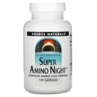 Аминокислотный комплекс для сна, Super Amino Night, Source Naturals, 120 капсул