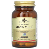 Мультивитамины для мужчин, Men's Multi, Solgar, 1 в день, 60 капсул
