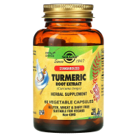Куркума экстракт корня, Turmeric, Solgar, 60 вегетарианских капсул (400 мг в капсуле)
