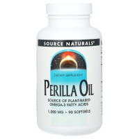 Масло периллы, Perilla Oil, Source Naturals, 90 гелевых капсул (333 мг в капсуле)