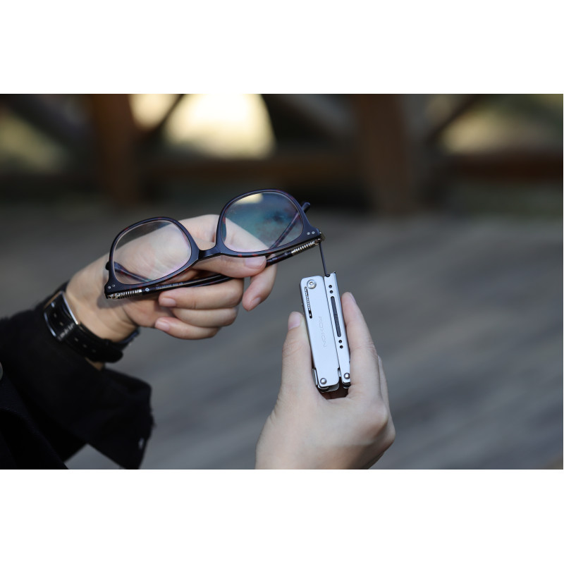 Міні мультитул Roxon M3 зі змінними бітами, сірий