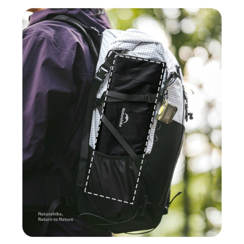 Складаний стіл Naturehike CNK2450JJ024, 31х21 см, алюміній, чорний