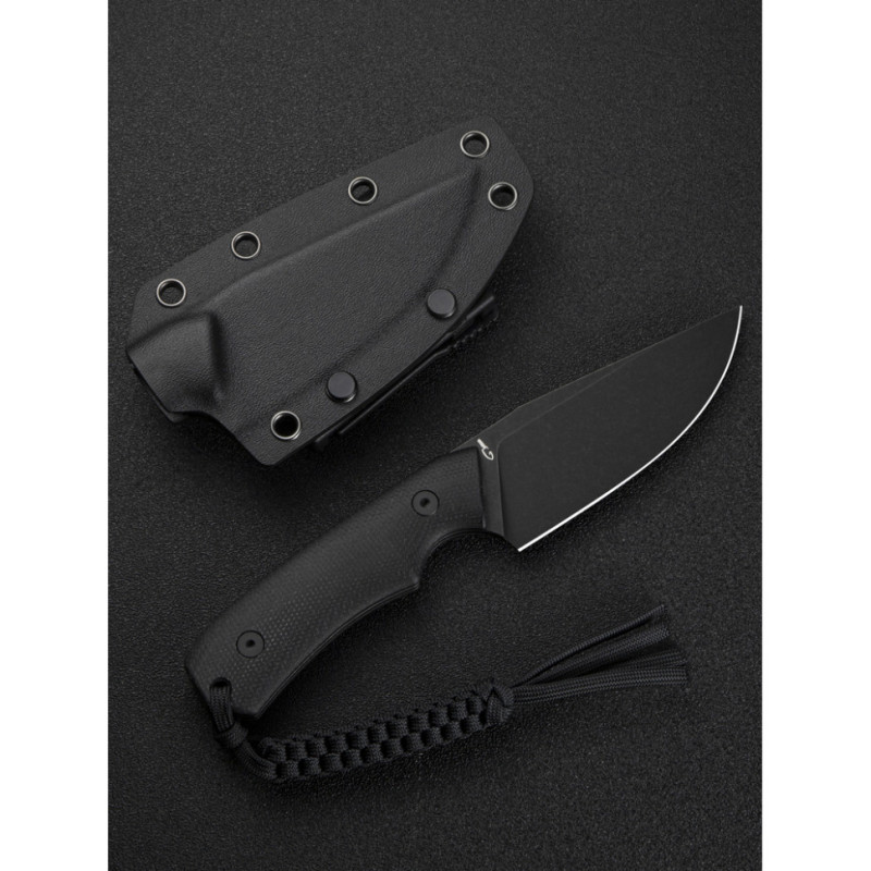 Ніж фіксований тактичний Civivi Gander, (9.2 см) 14C28N / Micarta чорний