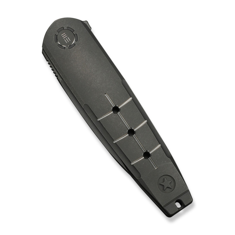 Ніж складаний туристичний Weknife Hull (9.9 см) Bohler M390 / Titanium сірий