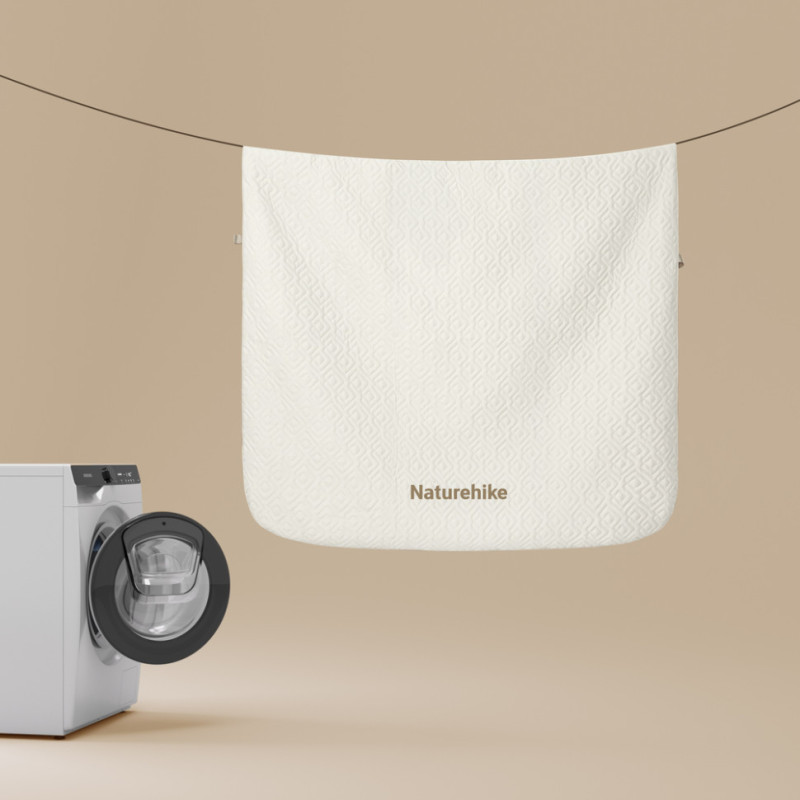 Самонадувний матрац, трьохмісний, із вбудованою помпою Naturehike CNK2450WS040, 250 мм, сірий