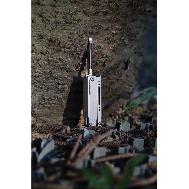 Міні мультитул Roxon M3 зі змінними бітами, сірий