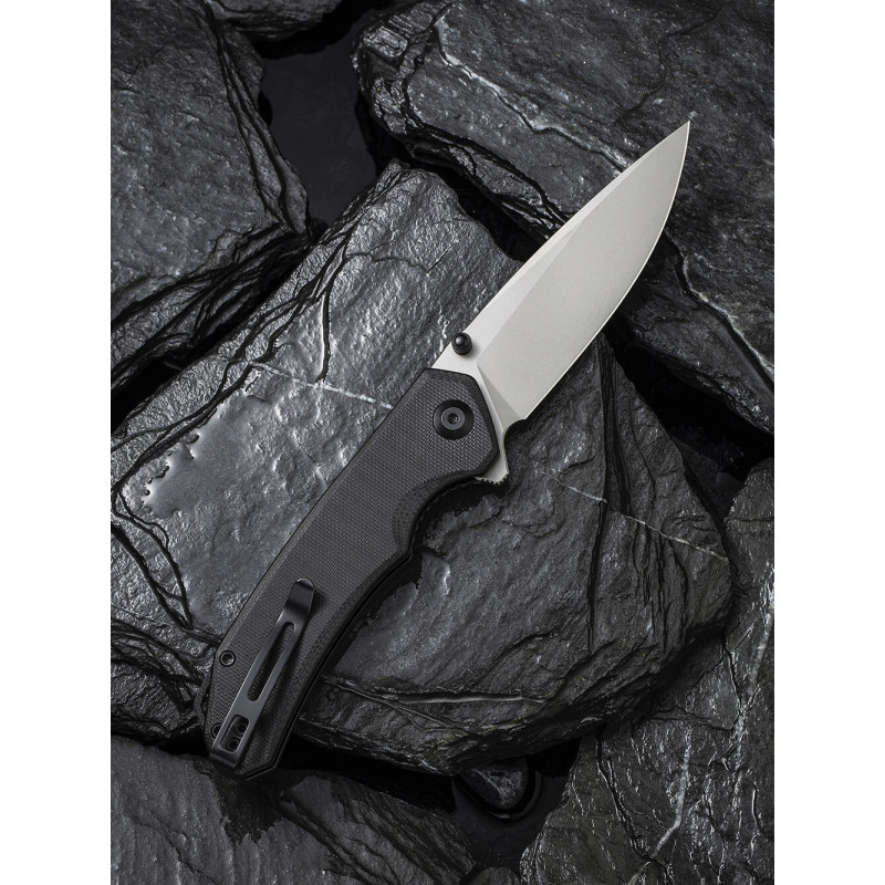 Ніж складаний туристичний Civivi Brazen, (8.8 см) 14C28N / G10 чорний