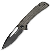Ніж складаний туристичний Sencut Honoris, (8.8 см) 9Cr18MoV / Micarta сірий