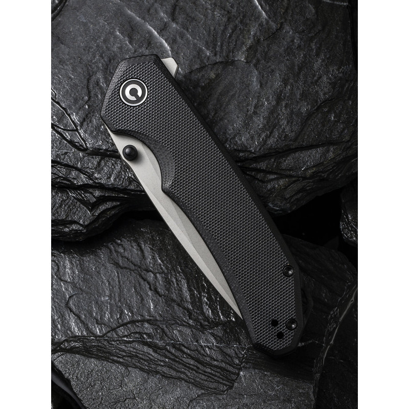 Ніж складаний туристичний Civivi Brazen, (8.8 см) 14C28N / G10 чорний