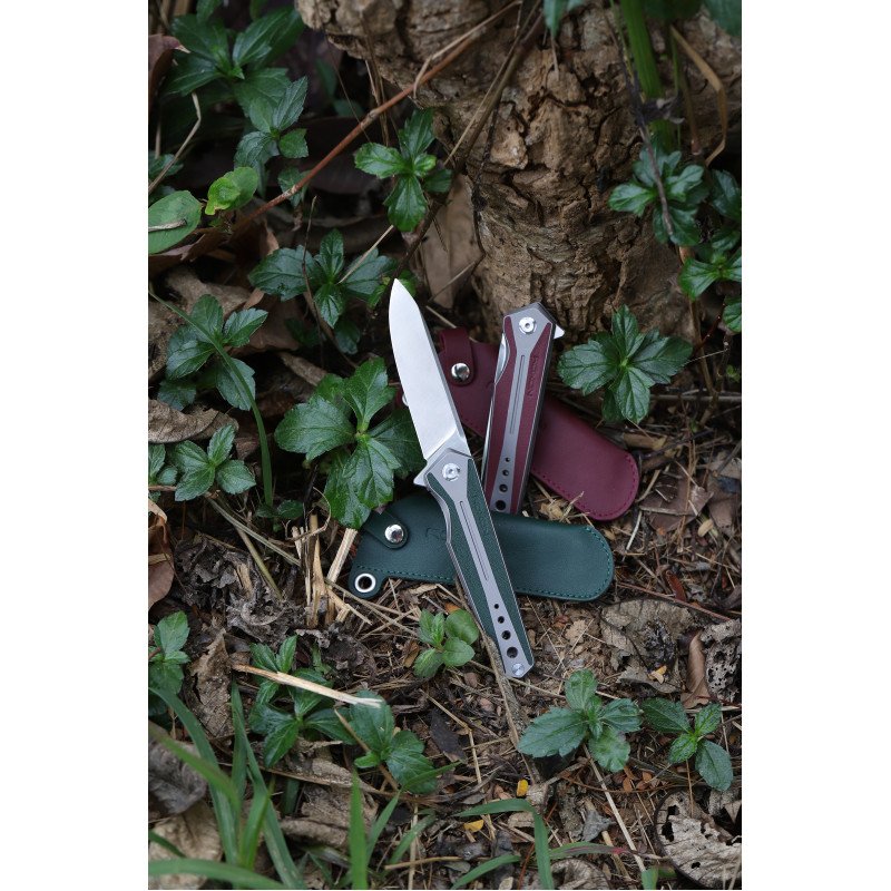 Ніж складаний Roxon K1 лезо D2, бордовий