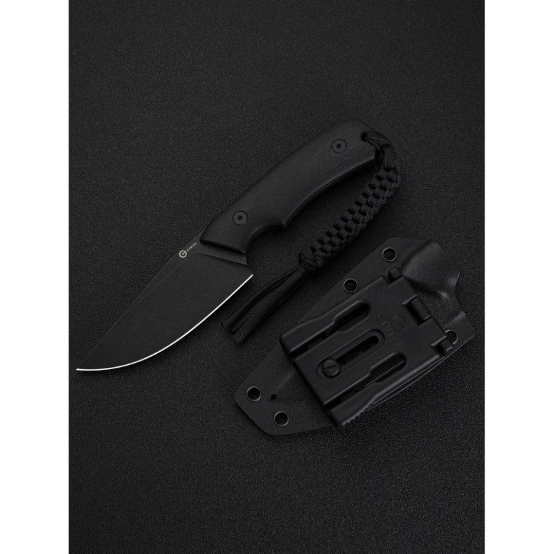 Ніж фіксований тактичний Civivi Gander, (9.2 см) 14C28N / Micarta чорний
