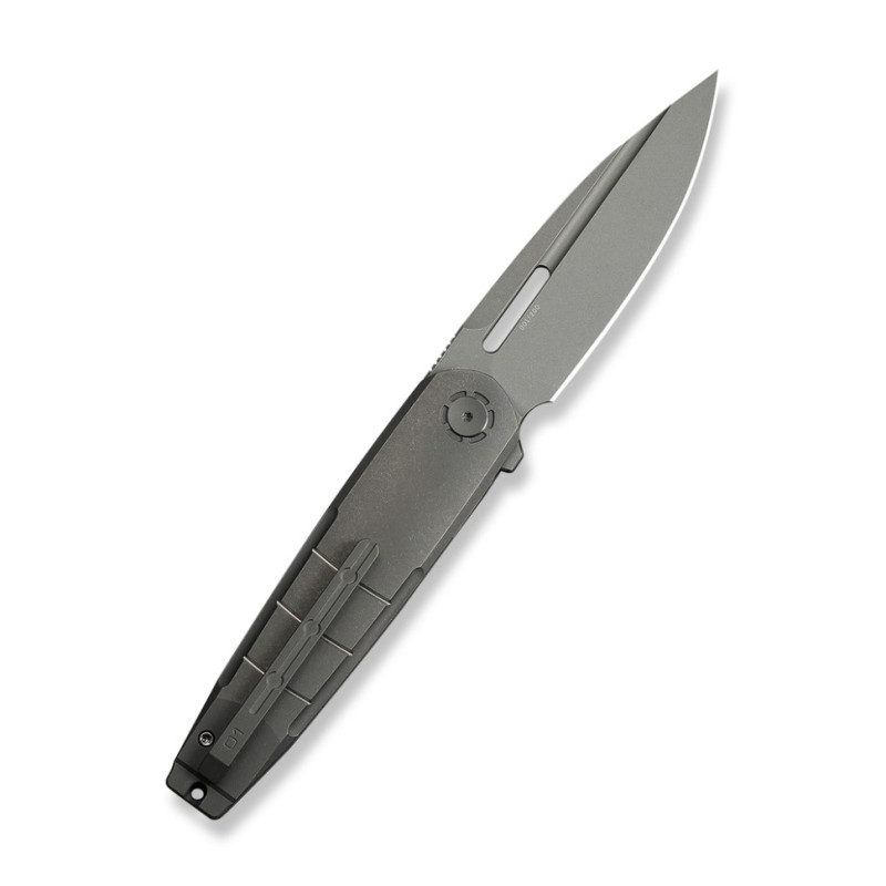 Ніж складаний туристичний Weknife Hull (9.9 см) Bohler M390 / Titanium сірий