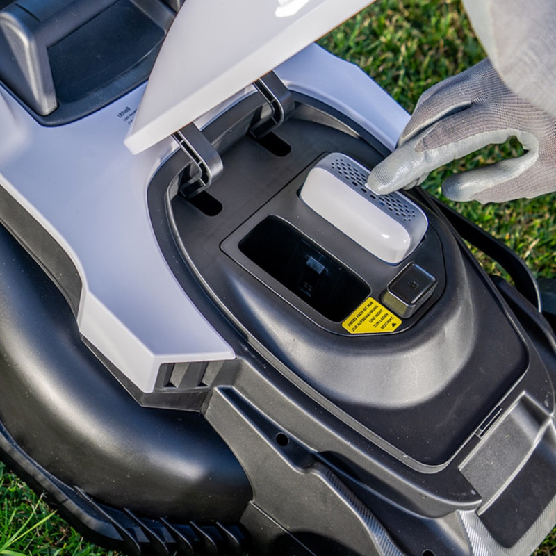 Акумуляторна газонокосарка Litheli, живлення від павербанку (УМБ Litheli Power Bank 20000 mAh, 45 W, 4А, 1 шт в комплекті)