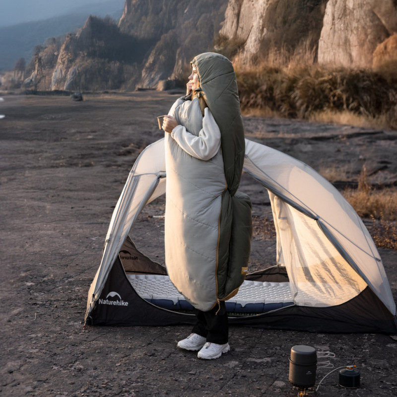 Спальник Naturehike Pro MG270 CNK2550WS044, p-p L, зелений