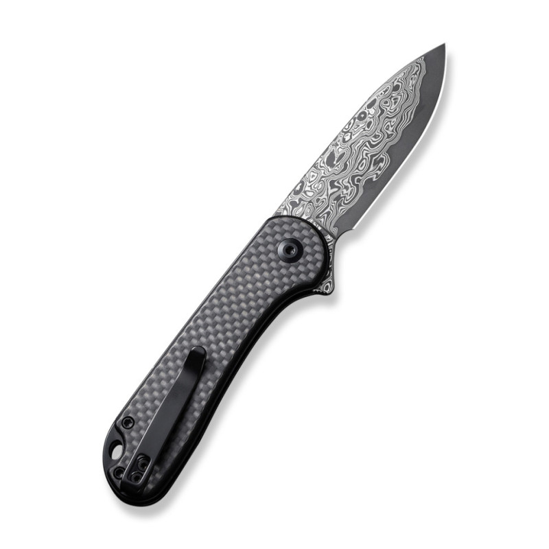 Ніж складаний кишеньковий Civivi Elementum II, (7.5 см) Damascus / Carbon Fiber & G10