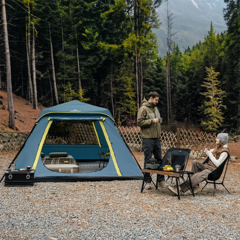 Намет чотиримісний швидкорозкладний Naturehike Cape Lite CNK2650WS022, блакитний