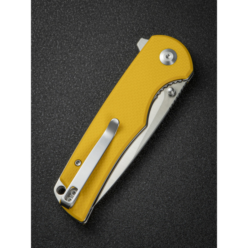 Ніж складаний туристичний Sencut Praktisk, (9.1 см) 9Cr18MoV / G10 жовтий