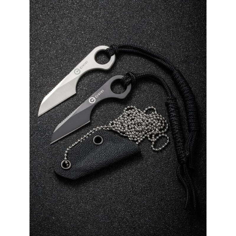 Ніж фіксований тактичний Civivi Gramis, (2.6 см) 14C28N сірий