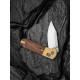Ніж складаний кишеньковий Civivi Yonder Clip Point (7.3 см) 14C28N / Wood and Brass натуральний