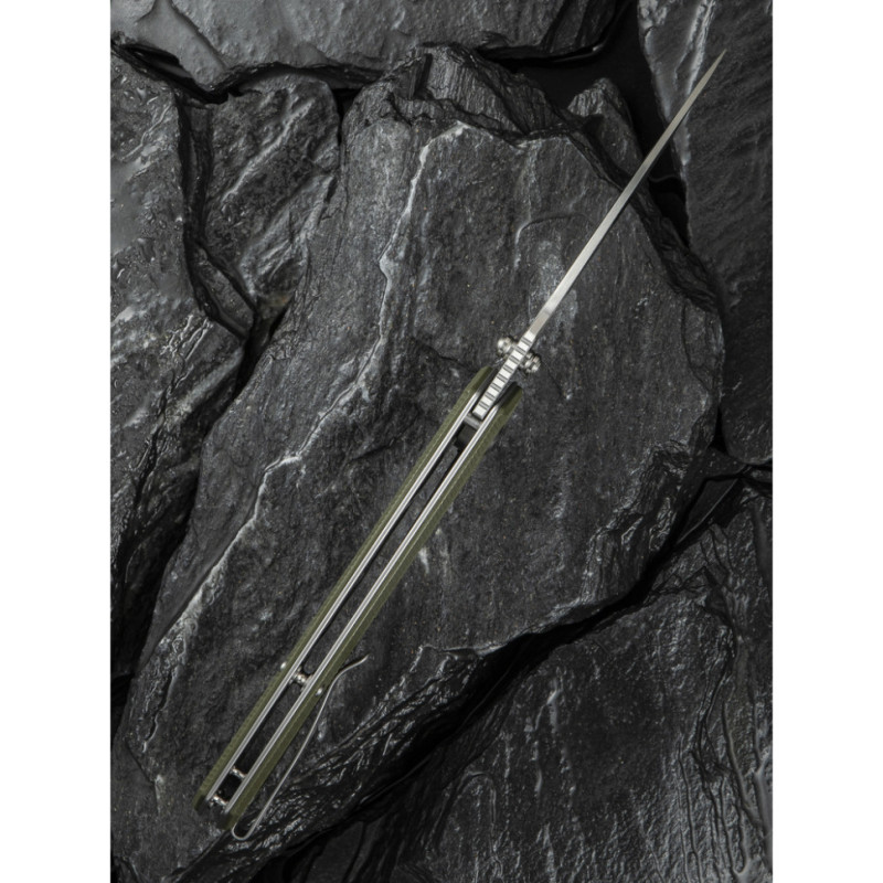 Ніж складаний туристичний Civivi Photonix, (9.4 см) 14C28N / G10 темно-зелений