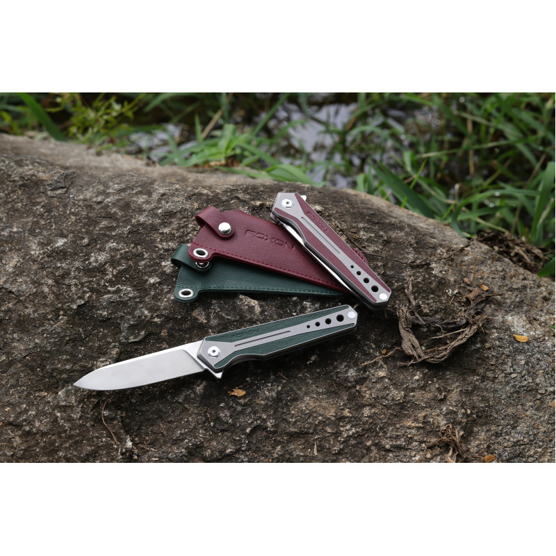 Ніж складаний Roxon K1 лезо D2, бордовий