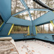 Намет чотиримісний швидкорозкладний Naturehike Cape Lite CNK2650WS022, блакитний