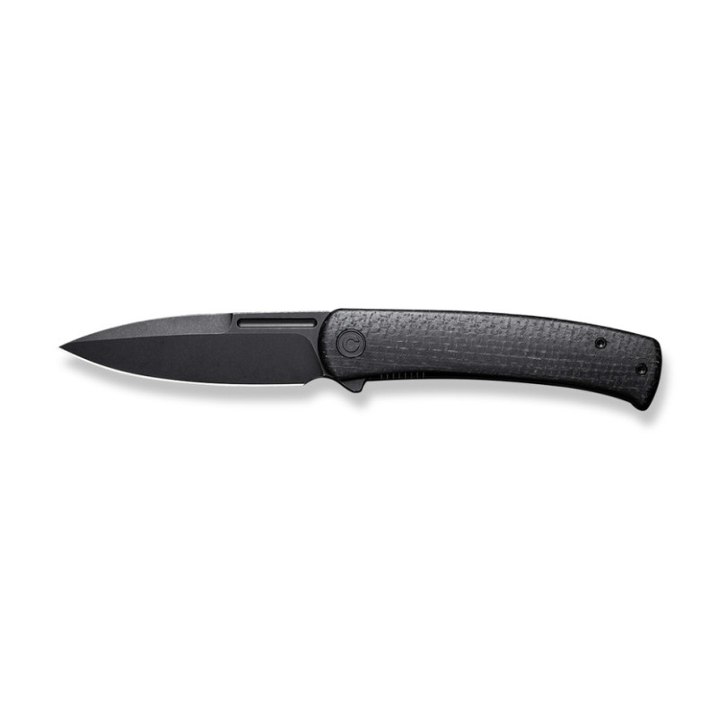 Ніж складаний туристичний Civivi Caetus Flipper, (8.8 см) Damascus / Carbon Fiber