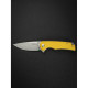 Ніж складаний туристичний Sencut Praktisk, (9.1 см) 9Cr18MoV / G10 жовтий
