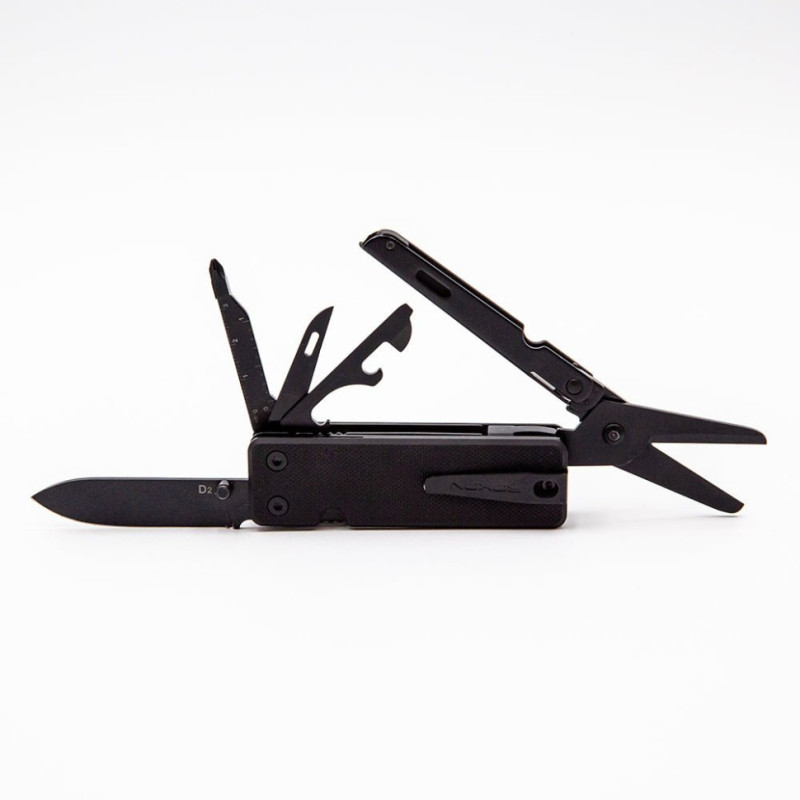 Міні мультитул Roxon KS2E Noir, чорне лезо, чорний