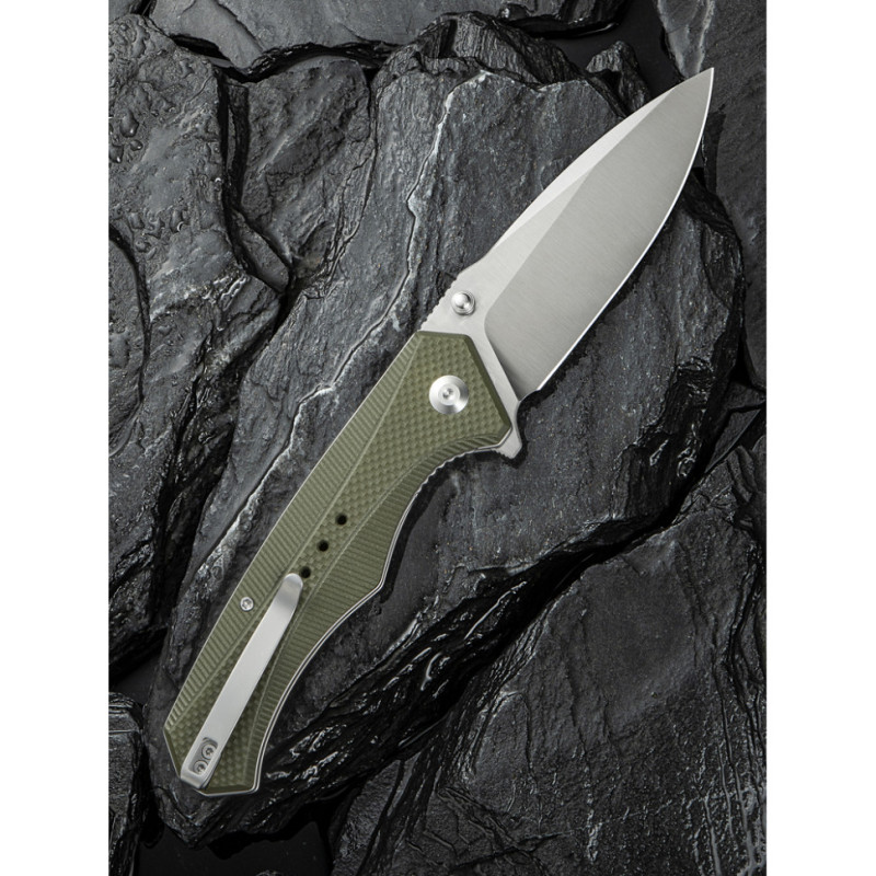 Ніж складаний туристичний Civivi Photonix, (9.4 см) 14C28N / G10 темно-зелений