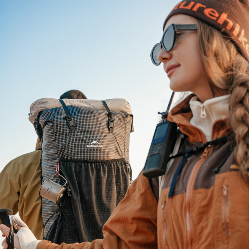 Рюкзак туристичний Naturehike Rock Series Hiking Backpack 2.0 CNK2550XB018, 45 л, L, чорний