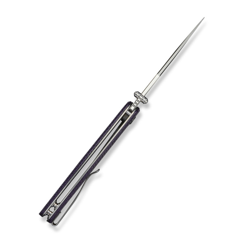Ніж складаний туристичний Sencut Vyrce (8.9 см) D2 / Canvas Micarta фіолетовий