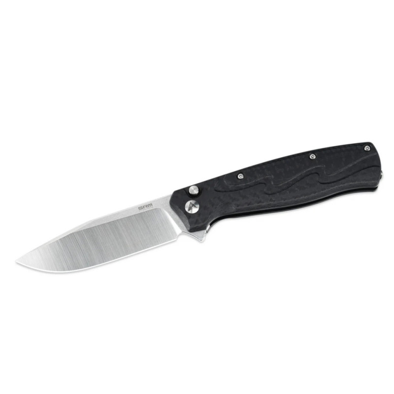 Ніж складаний туристичний SRM (9.2 см) 14C28N / G10 чорний
