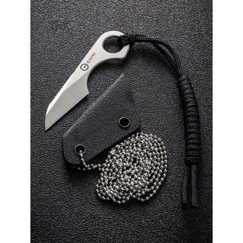 Ніж фіксований тактичний Civivi Gramis, (2.6 см) 14C28N сірий