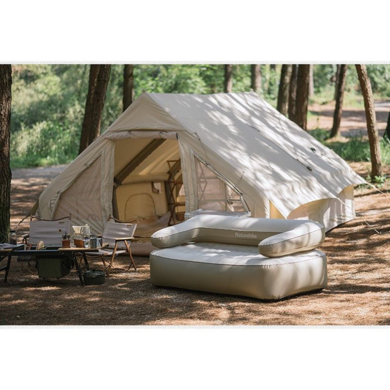 Диван, матрас надувний двомісний Naturehike NH22FCD07, надлегкий, 165x95x65 см, зі зйомною спинкою