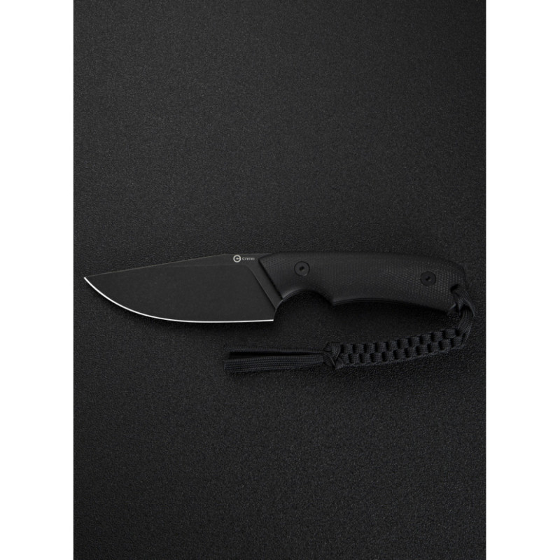 Ніж фіксований тактичний Civivi Gander, (9.2 см) 14C28N / Micarta чорний