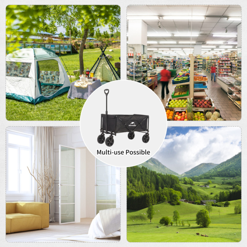 Складаний візочок Naturehike CNK2300JU014, чорний