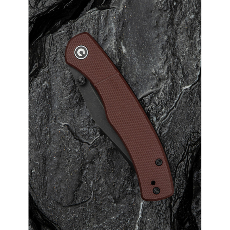 Ніж складаний кишеньковий Civivi Clingman, (7.6 см) Nitro-V / G10 темно-червоний